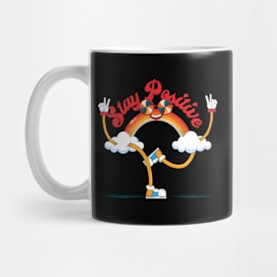 Stay Positive Baseball Mug